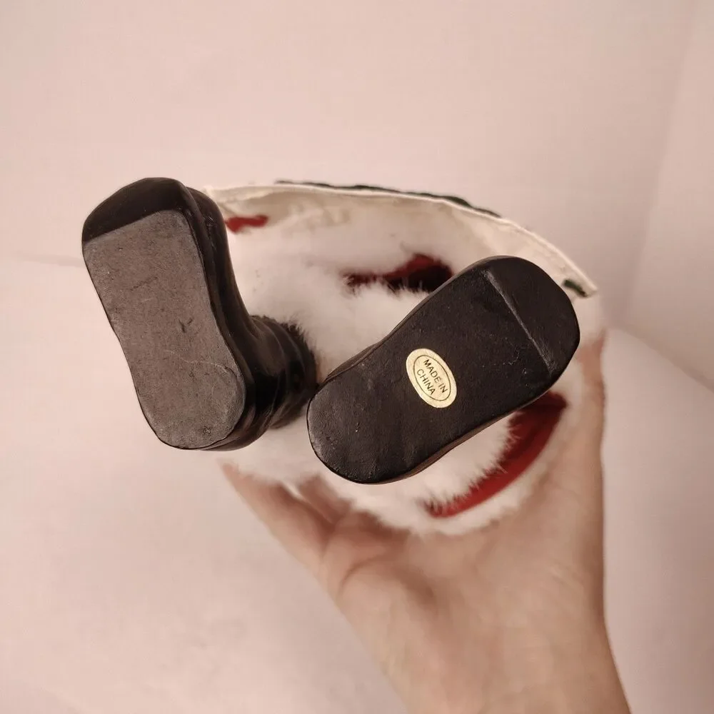 Vintage Chef Baker Santa Figurine 11” Gingerbread House Christmas Decor - Picture 9 of 10